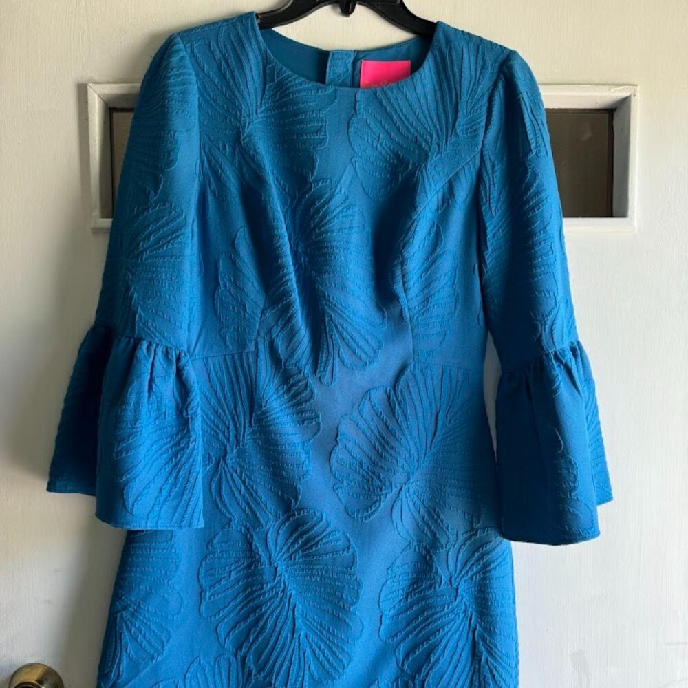 Lilly Pulitzer Viola Stretch Dress Macaw Blue